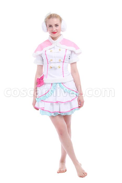 Love Live! Hanayo Koizumi White Dress Cosplay Costume coscarnival