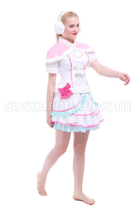 Love Live! Hanayo Koizumi White Dress Cosplay Costume coscarnival