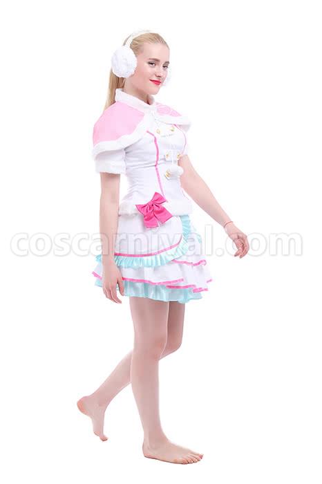 Love Live! Hanayo Koizumi White Dress Cosplay Costume coscarnival