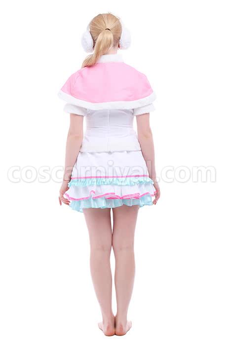 Hanayo Koizumi cosplay costume from Love Live!, back view