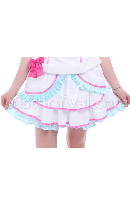 Love Live! Hanayo Koizumi White Dress Cosplay Costume coscarnival