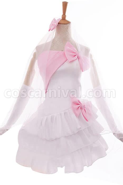 Love Live! Honoka Kosaka White Little Formal Dress Bridesmaid Dresses Cosplay Costume coscarnival