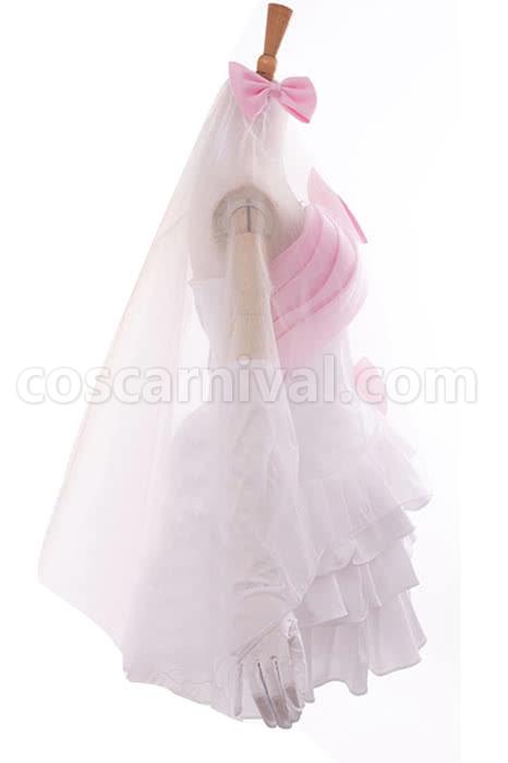 Love Live! Honoka Kosaka White Little Formal Dress Bridesmaid Dresses Cosplay Costume coscarnival