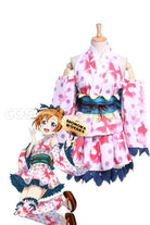 Love Live! Honoka Kousaka Kimono Cosplay Costume, front view