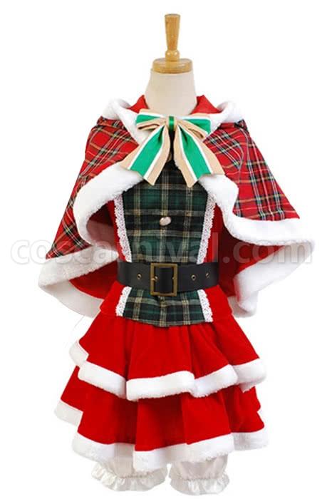 Love Live Koizumi Hanayo Christmas Dresses Cosplay Costume coscarnival