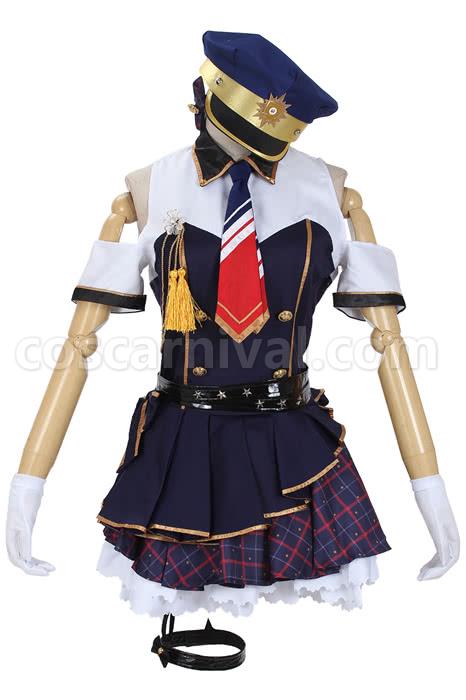Love Live! Kotori Minami Blue Policewoman Cosplay Costume coscarnival