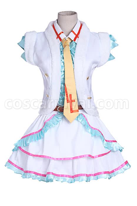 Love Live! Kotori Minami Snow Halation White Dress Cosplay Costume coscarnival