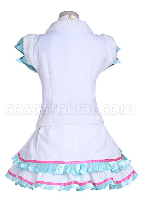 Love Live! Kotori Minami Snow Halation White Dress Cosplay Costume coscarnival