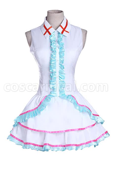 Love Live! Kotori Minami Snow Halation White Dress Cosplay Costume coscarnival