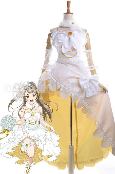 Love Live! Kotori Minami Wedding Dresses Cosplay Costume coscarnival