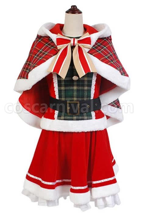 Love Live Kousaka Honoka Christmas Dresses Cosplay Costume coscarnival