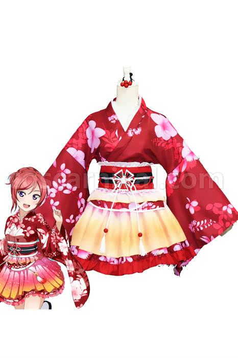 Love Live Kousaka Honoka Kimono Cosplay Costume coscarnival