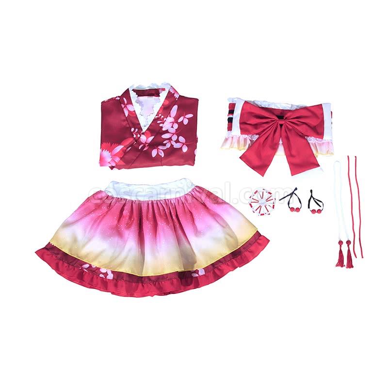 Love Live Kousaka Honoka Kimono Cosplay Costume coscarnival