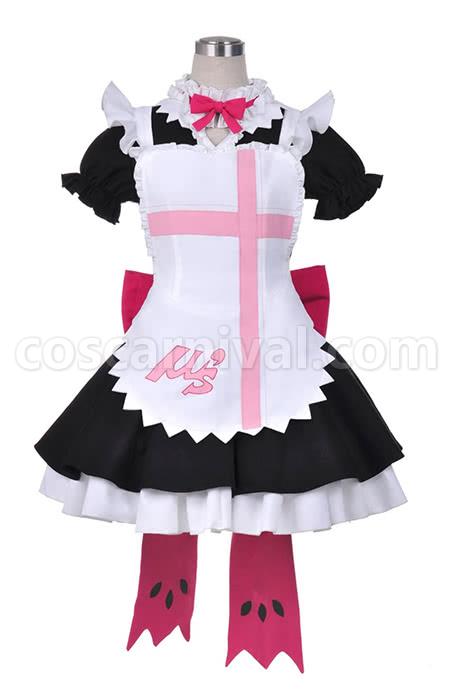 Love Live! Kousaka Honoka Maid Cosplay Costume coscarnival
