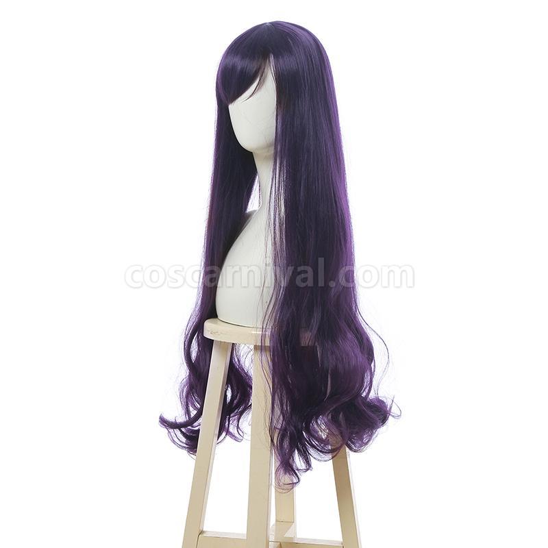 Love Live! Little Devil Awaken Nozomi Tojo Long Curly Purple ML235 Cosplay Costume coscarnival