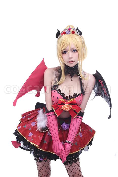 Love Live! Little Devil Eli Ayase Cosplay Costume coscarnival