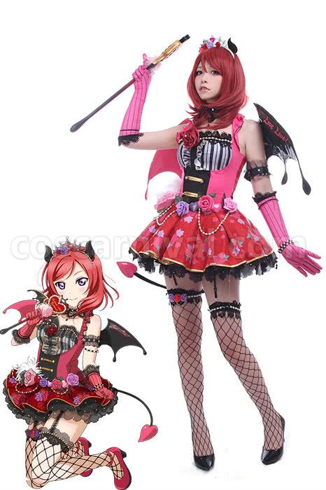 Love Live! Little Devil Maki Nishikino Cosplay Costume coscarnival