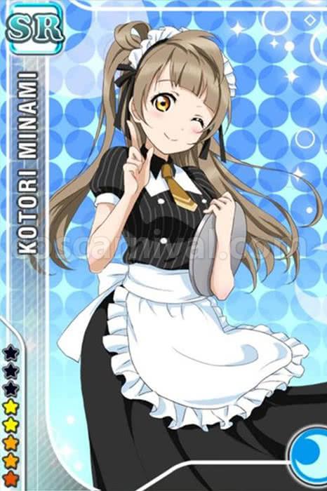Love Live! Maid Uniforms Black and White Dresses Cosplay Costume coscarnival