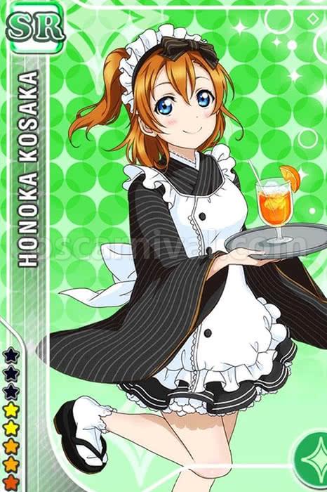 Love Live! Maid Uniforms Black and White Dresses Cosplay Costume coscarnival