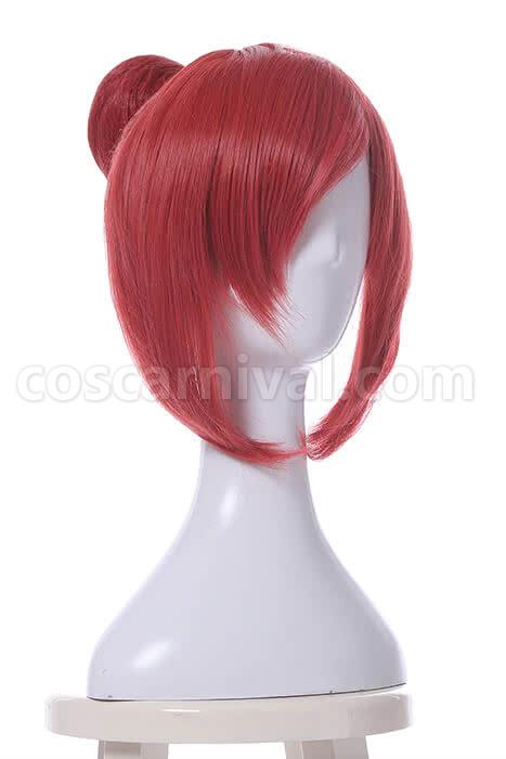 love live maki nishikino orange short wigs cosplay costume