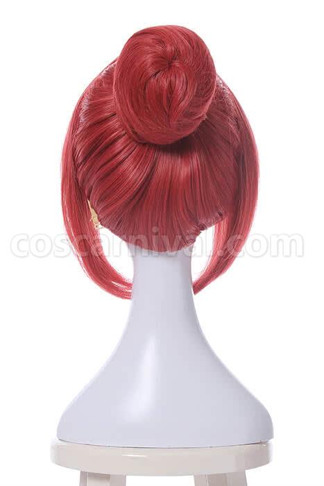 love live maki nishikino orange short wigs cosplay costume