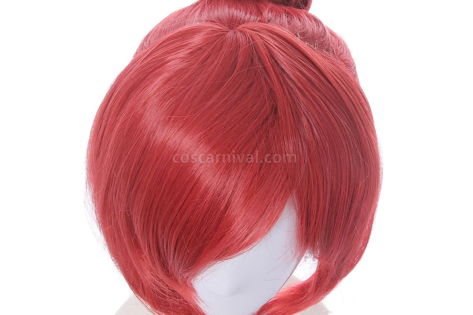 love live maki nishikino orange short wigs cosplay costume