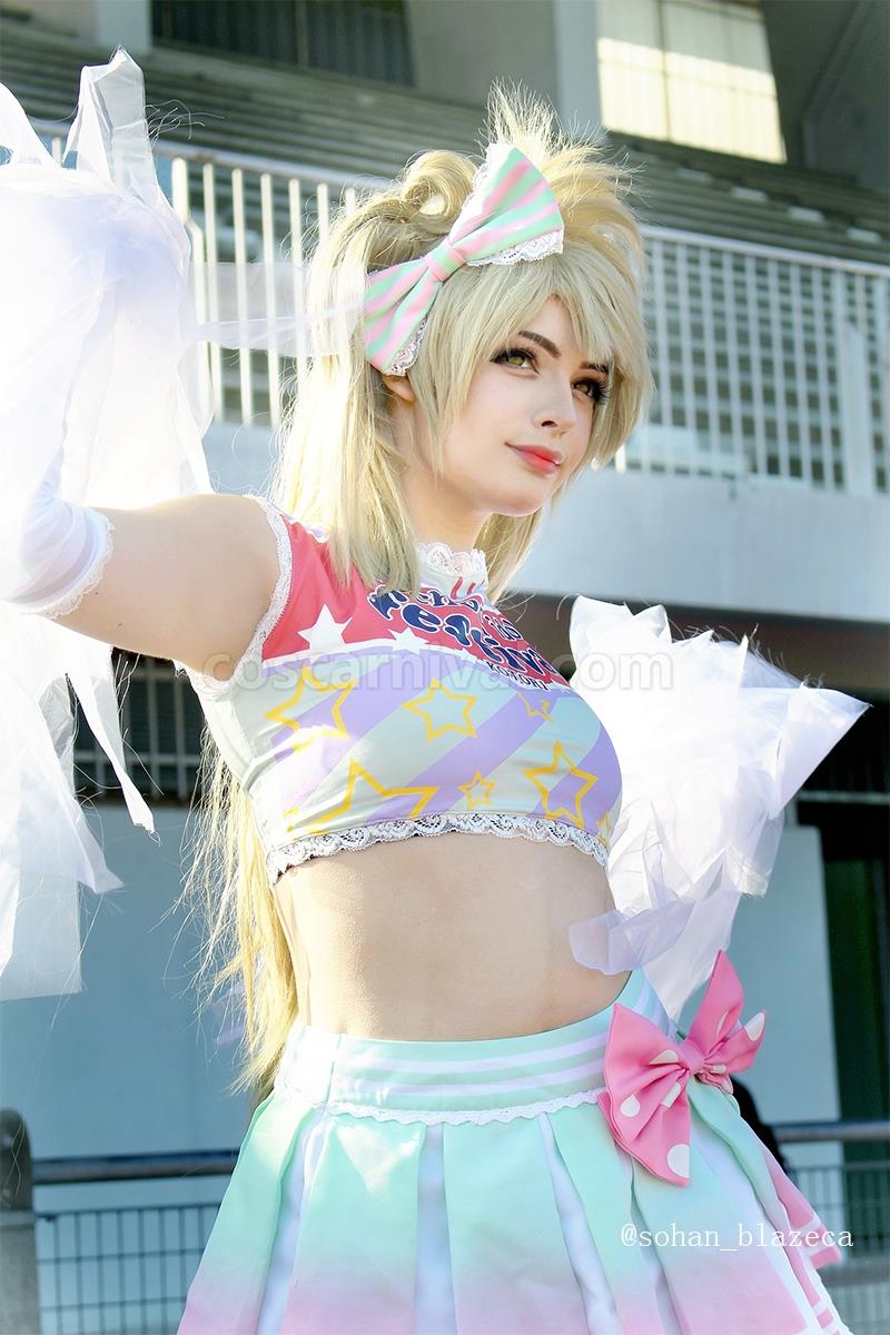 Love Live Minami Kotori Cheerleading Uniforms Cosplay Costume coscarnival