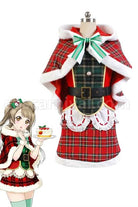Love Live Minami Kotori Christmas Dresses Cosplay Costume, front view