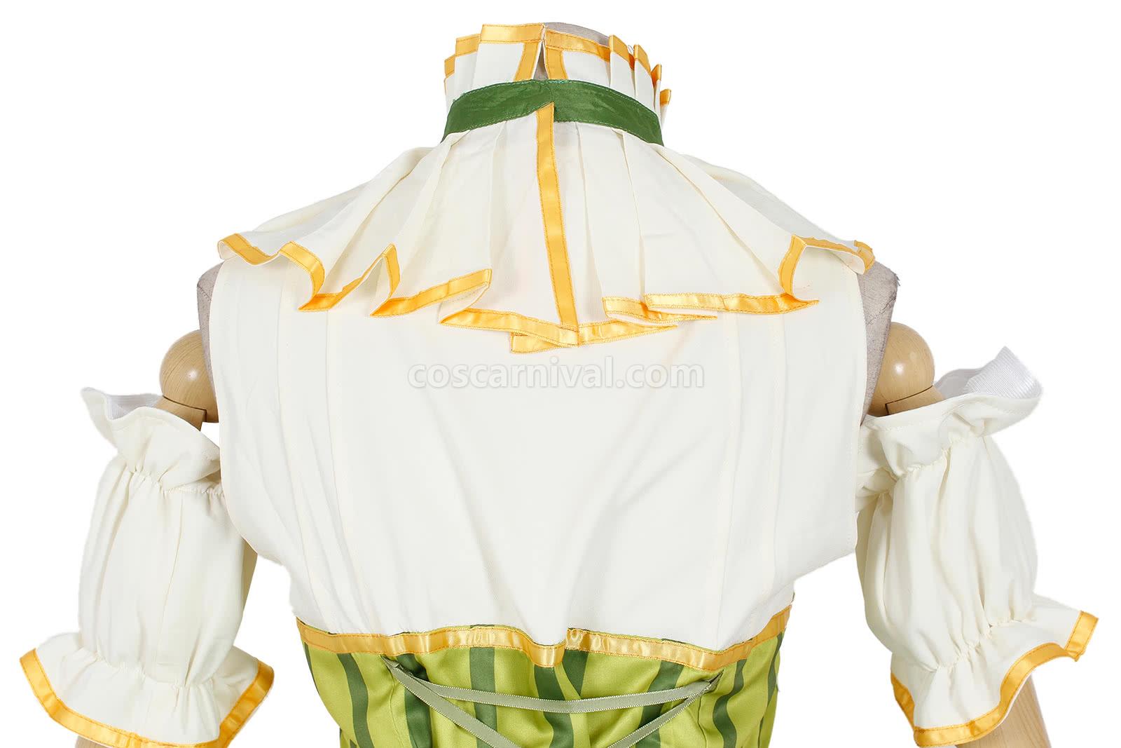Love Live! Minami Kotori Green Cosplay Costume coscarnival