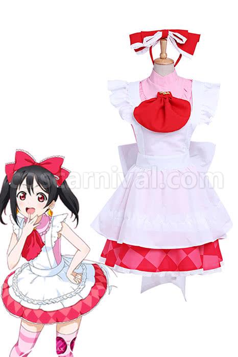 Love Live! Nico Yazawa Pink Cosplay Costume coscarnival