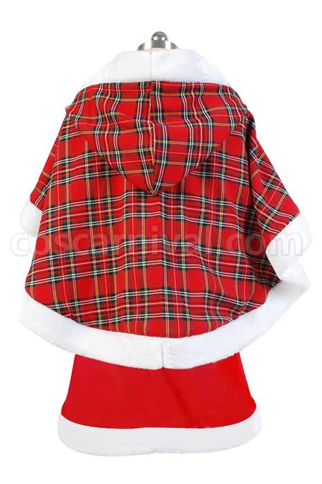 Love Live Nishikino Maki Christmas Dresses Cosplay Costume, back view
