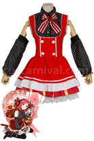 Love Live! Nishikino Maki Red Lovely Cosplay Costume coscarnival
