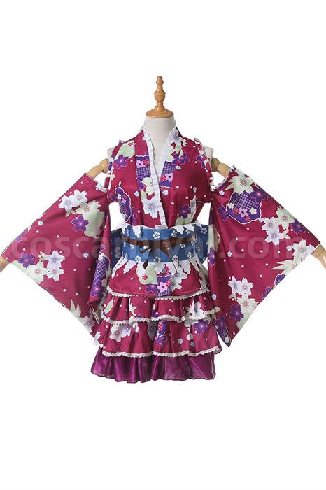 Love Live Nozomi Tojo Kimono Cosplay Costume coscarnival