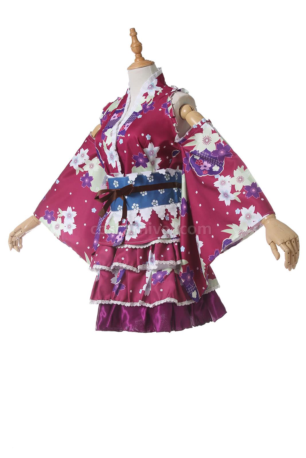 Love Live Nozomi Tojo Kimono Cosplay Costume coscarnival
