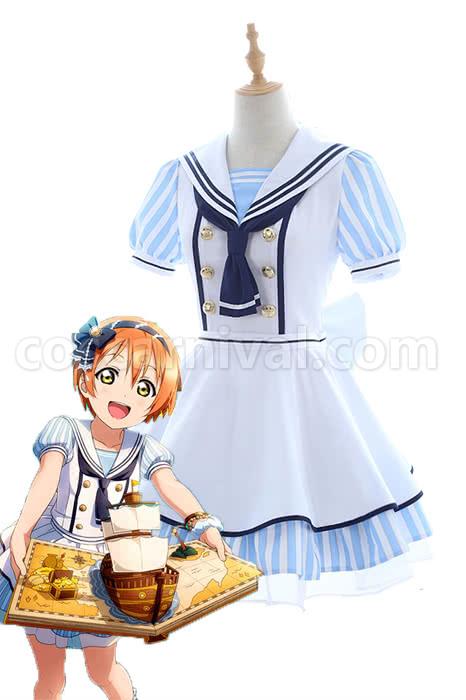 Rin Hoshizora cosplay costume from Love Live!, front view