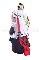 Rin Hoshizora cosplay costume from Love Live!, side view