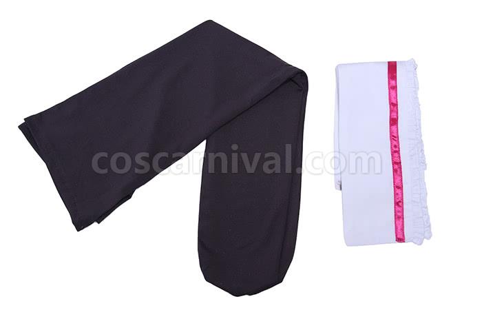 Rin Hoshizora cosplay costume from Love Live!, accessory detail