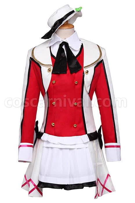 Love Live! Rin Hoshizora Red Cosplay Costume coscarnival
