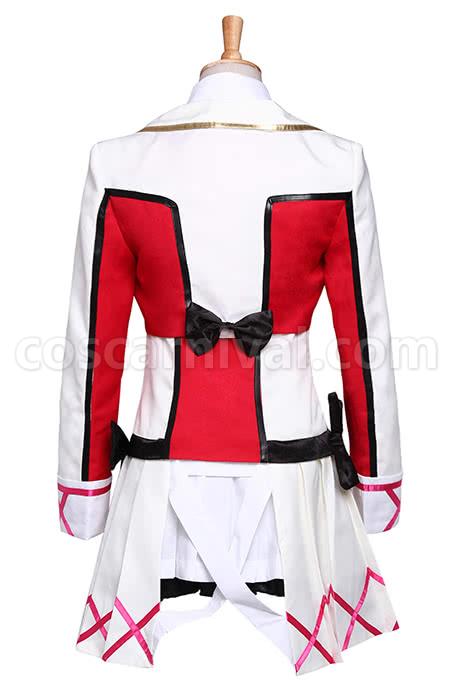 Rin Hoshizora cosplay costume from Love Live!, back view