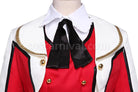 Rin Hoshizora cosplay costume from Love Live!, collar detail