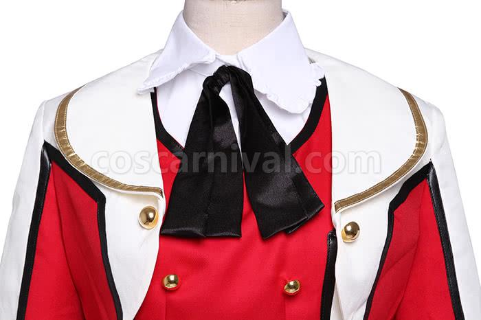 Rin Hoshizora cosplay costume from Love Live!, collar detail