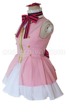 love live! Start dash! Kousaka Honoka Bule Cosplay Costume, three-quarter view