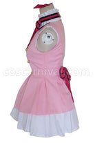 love live! Start dash! Kousaka Honoka Bule Cosplay Costume, side view