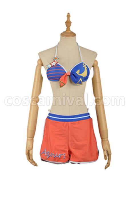 Love Live Sunshine Angel Aqours Unawaken You Watanabe SwimSuit Cosplay Costume coscarnival