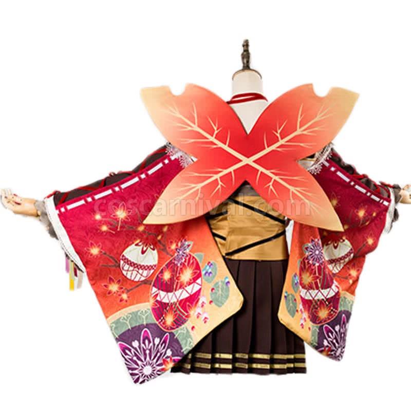 Love Live! Sunshine Aqours Mari Ohara Maple kimono Cosplay Costume coscarnival