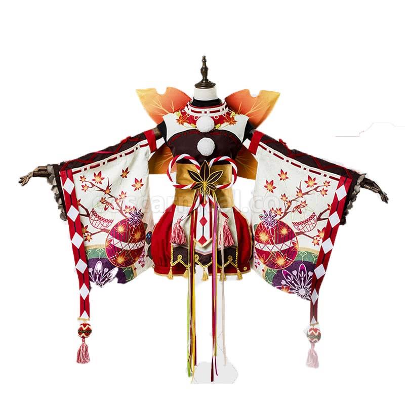 Love Live! Sunshine Aqours Matsuura kanan Maple kimono Cosplay Costume coscarnival