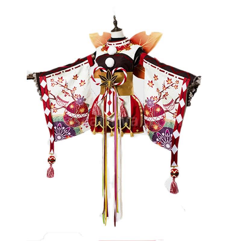 Love Live! Sunshine Aqours Matsuura kanan Maple kimono Cosplay Costume coscarnival
