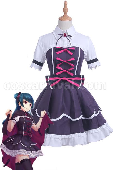 Love Live! Sunshine Aqours Yoshiko Tsushima Fallen Angel Cosplay Costume coscarnival