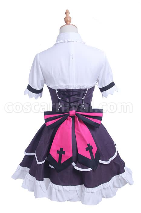 Love Live! Sunshine Aqours Yoshiko Tsushima Fallen Angel Cosplay Costume coscarnival