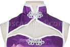 Love Live! Tojo Nozomi Purple Qipao Cosplay Costume, collar detail